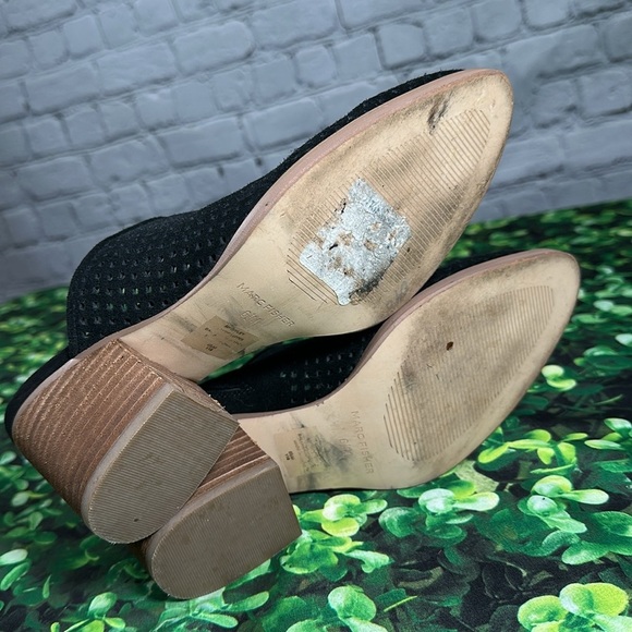 Marc Fisher Mule Ripley Suede Black Tan size 6 1/2M - Picture 9 of 14